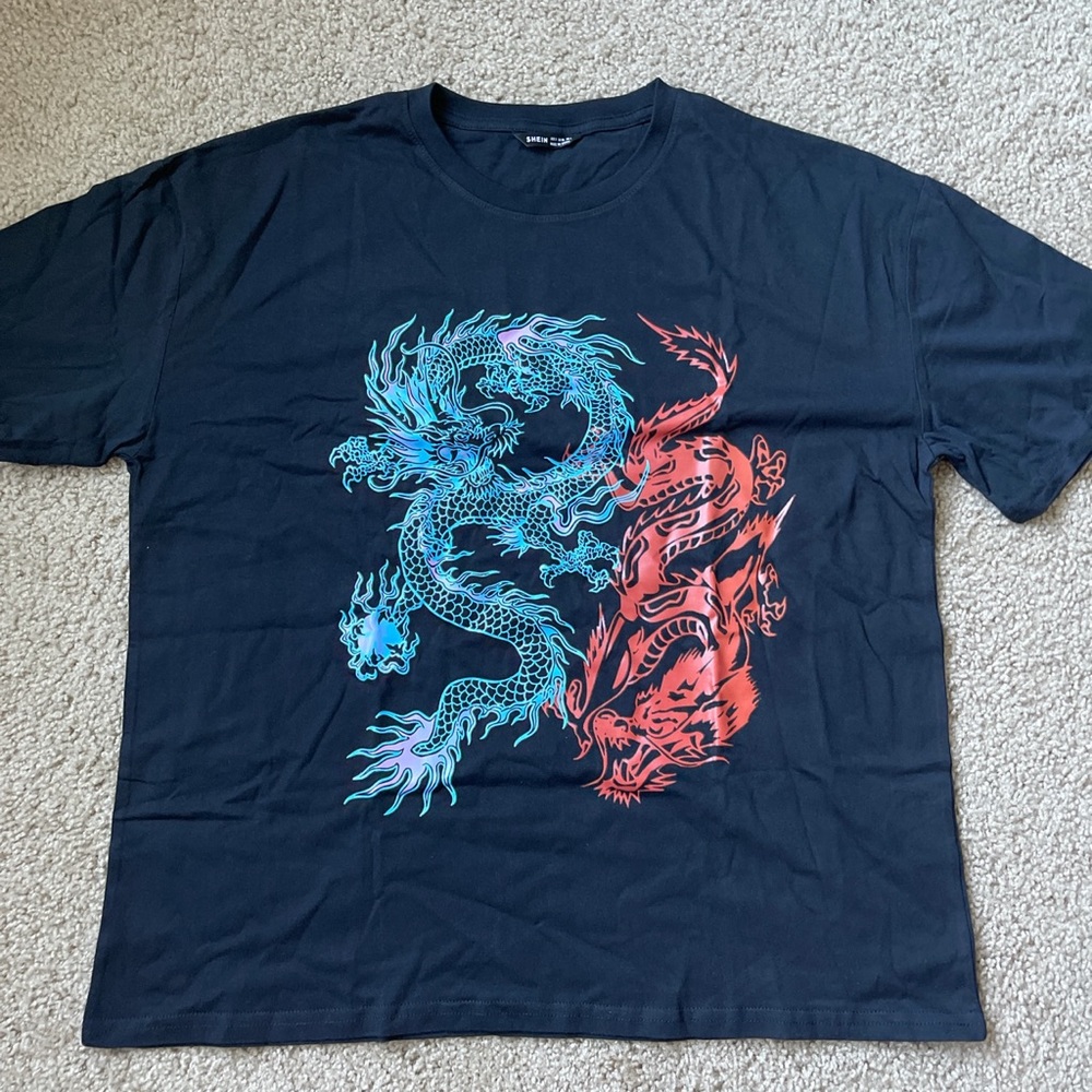 oversized dragon t-shirt